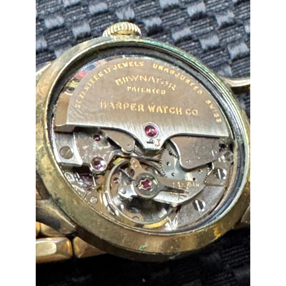 Winston 17 Jewels Vintage Incabloc automatic watch 10 KT RGP